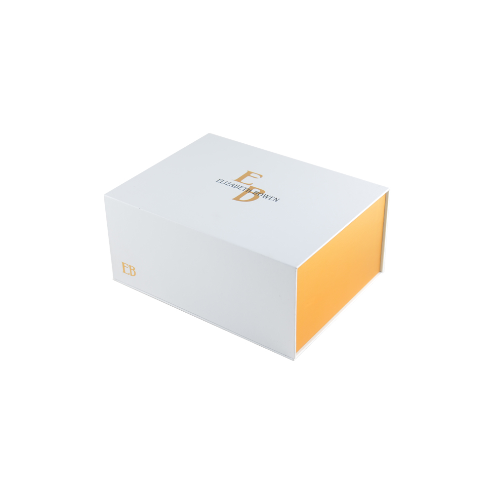  Confezione regalo magnetica in carta di lusso personalizzata con supporto in EVA e logo stampato a caldo in oro  