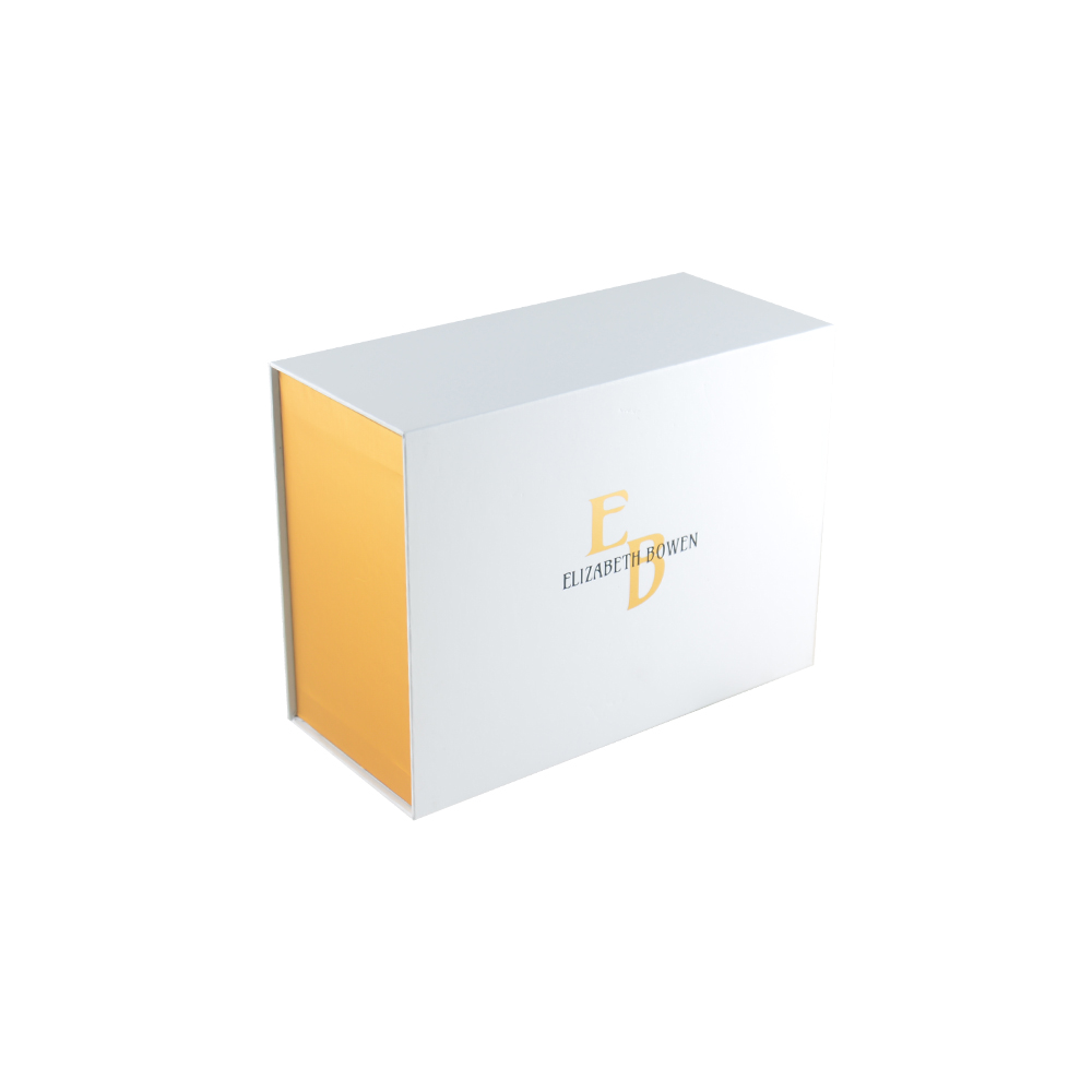 Boîte-cadeau magnétique faite sur commande de luxe d'emballage de papier avec le support d'EVA et le logo d'estampage d'aluminium chaud d'or  