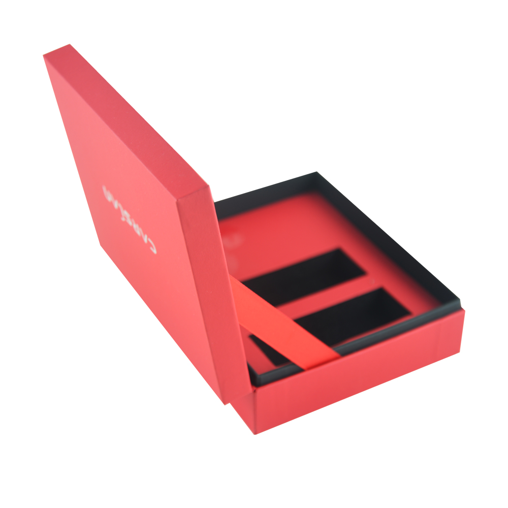 Printed Luxury Rigid Gift Box Packaging for Cosmetic Beauty Pamper Hamper with Velvet Foam Holder  