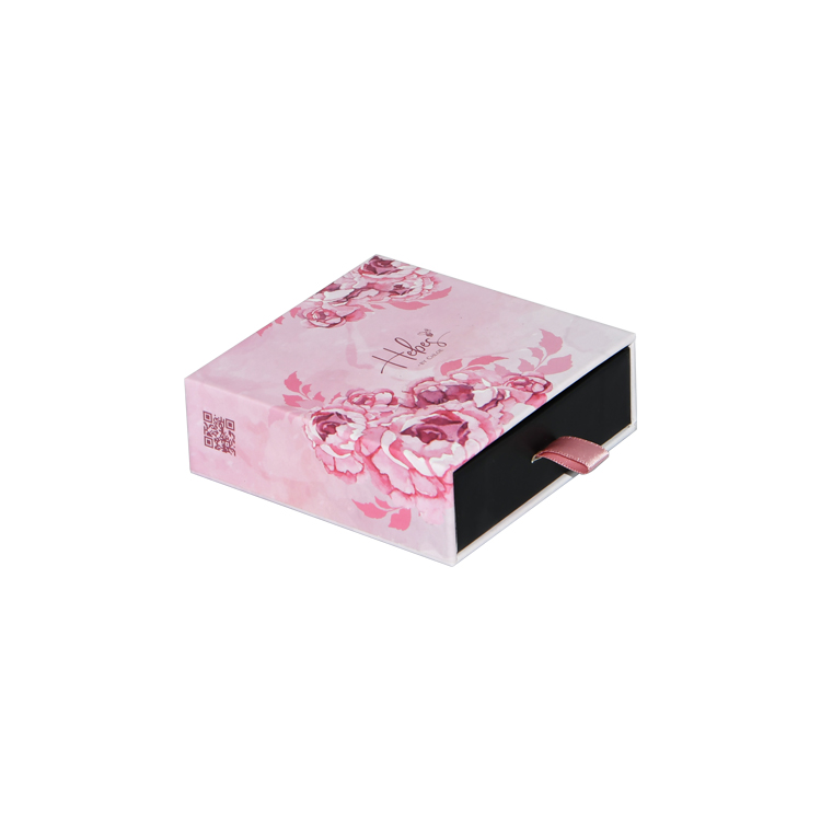 종이 골판지 슬라이딩 서랍 선물 상자 슬라이드 귀걸이 목걸이 팔찌 포장을위한 오픈 선물 상자