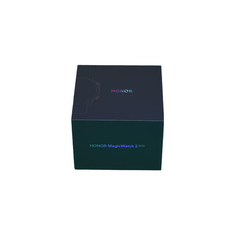 Boîtes faites à la main adaptées aux besoins du client de solutions d'emballage Boîte-cadeau de papier d'emballage de montre intelligente avec le logo olographe  