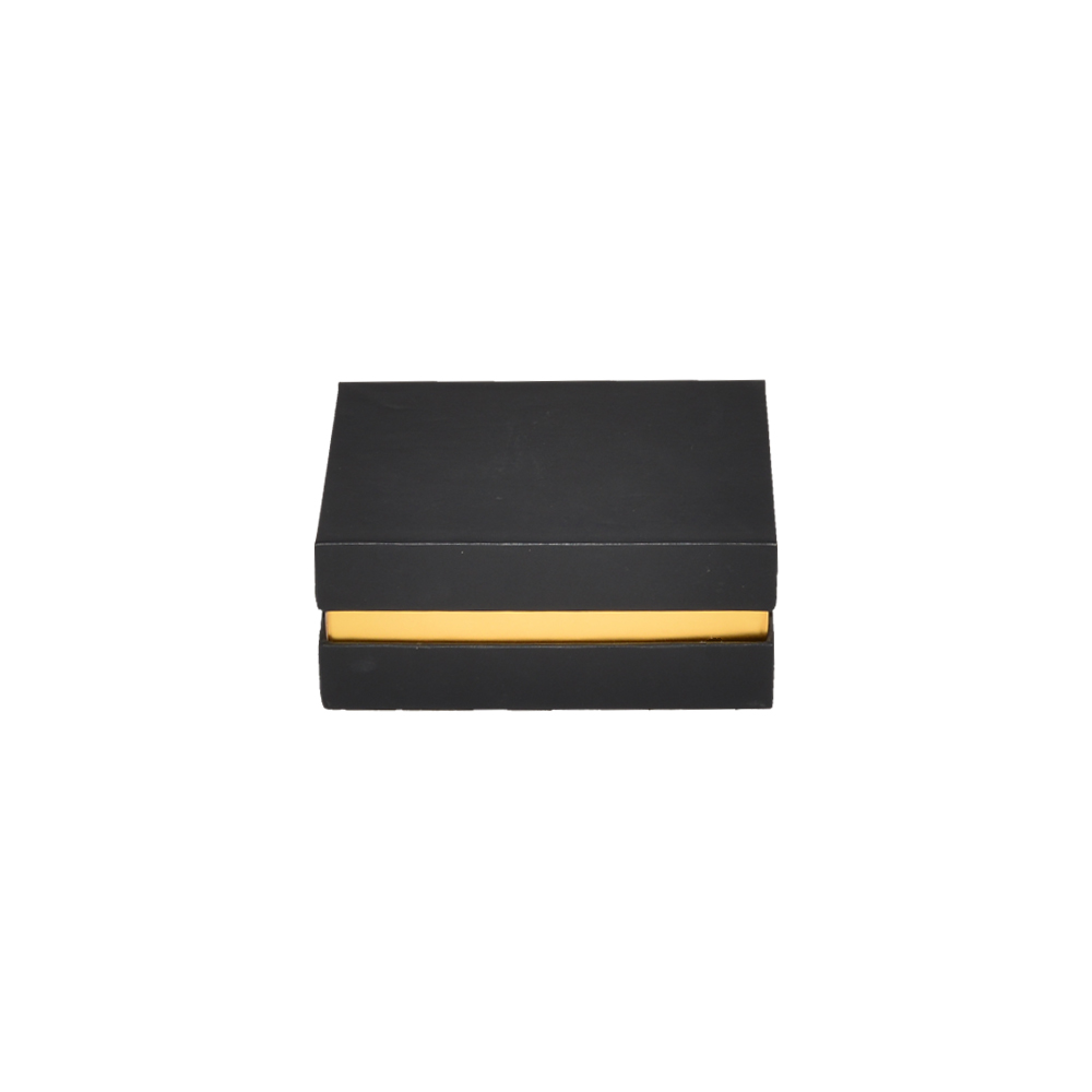  Kundenspezifische starre Geschenkbox mit Papierdeckel und Basisverpackung für den Schulterhals mit Logo-Goldstempel und Schaumstoffeinlage  