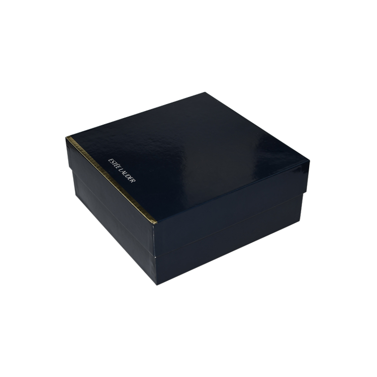 Подарочные упаковочные коробки с индивидуальным принтом Роскошные жесткие подарочные коробки с измельченной тканевой бумагой и золотой линией  