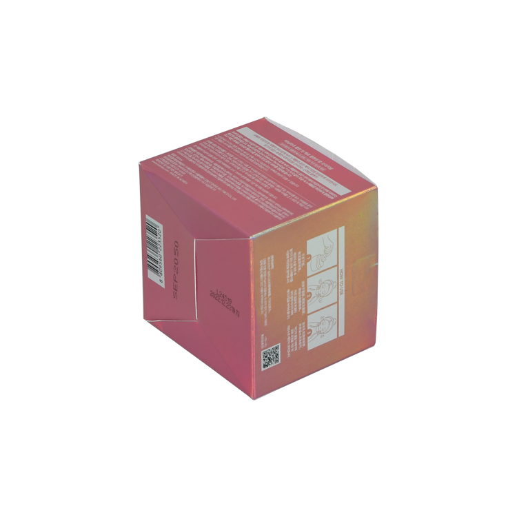  Scatole di imballaggio per cosmetici personalizzati Imballaggio di cartone pieghevole in formati e forme popolari con effetti olografici  