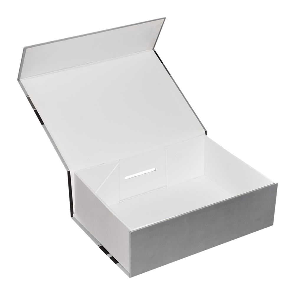 Boîte-cadeau pliable imprimée sur mesure avec fermeture magnétique pour emballage d'éclairage LED avec stratification mate  