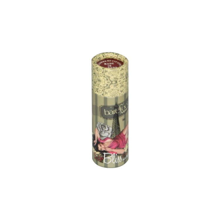  Eco Friendly Paper Lip Balm Packaging Tubes Cardboard Container with Custom Printing and Glossy Lamination  