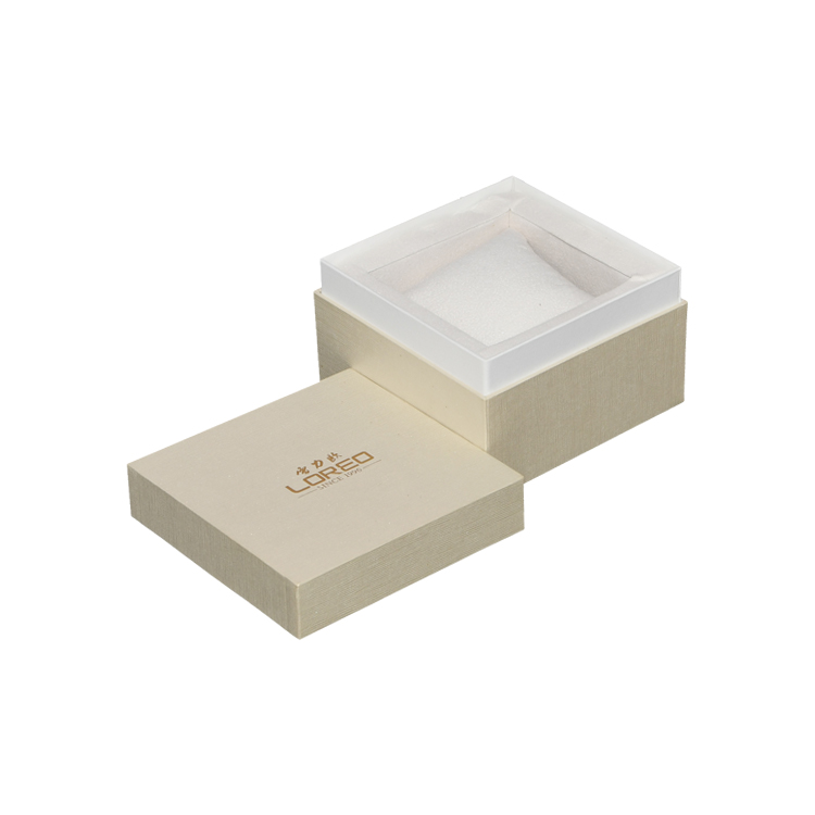 Cajas de regalo con tapa extraíble de papel de lujo a medida para embalaje de joyería con almohada y logotipo de estampado en caliente dorado