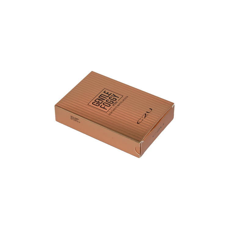  Boîtes-cadeaux de tiroir coulissant de luxe en or rose et emballage de gros avec insert en carton et logo en relief  