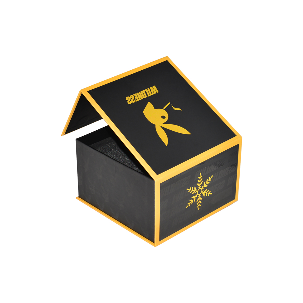 صندوق تغليف هدايا لعبة الجنس بطباعة مخصصة بأقل سعر مع إغلاق مغناطيسي وشعار ختم بالرقائق الذهبية الساخنة  