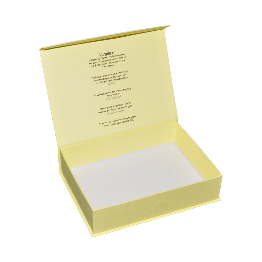 Boîtes à rabat en papier texturé personnalisé avec attache magnétique, boîtes à fermeture magnétique, boîtes-cadeaux à couvercle magnétique  