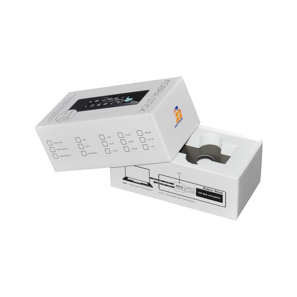 Kundenspezifische obere untere Boxen, Deckel- und untere Box, obere und untere Papierbox für USB-Flash-Laufwerkverpackungen