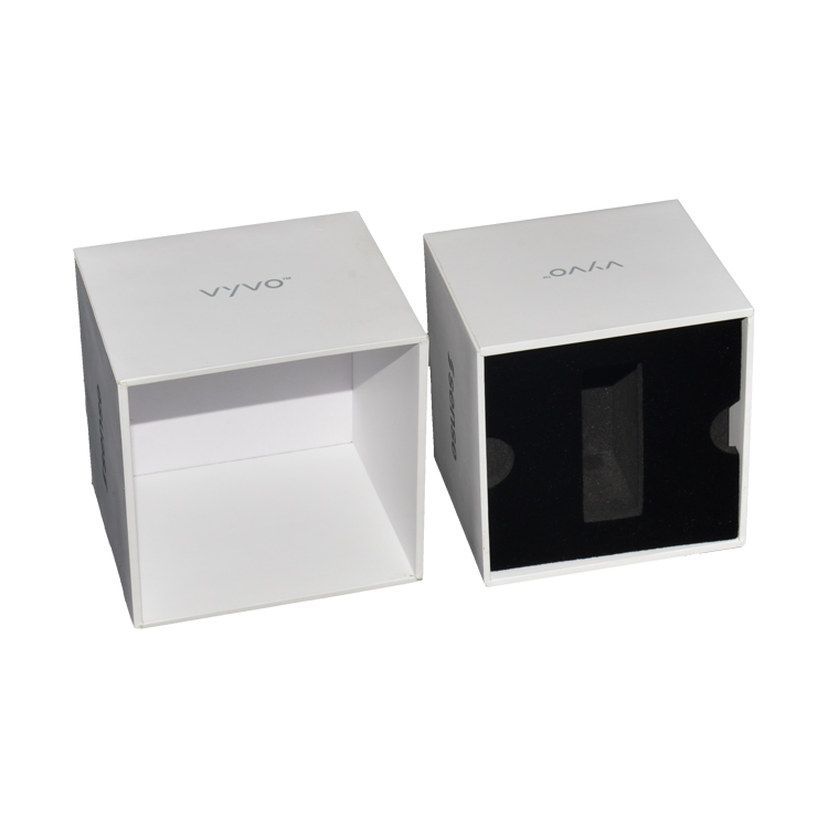  Customized Rigid Cardboard Paper Packaging Gift Boxes, Lid and Base Gift Boxes for Smart Bracelet Packaging  