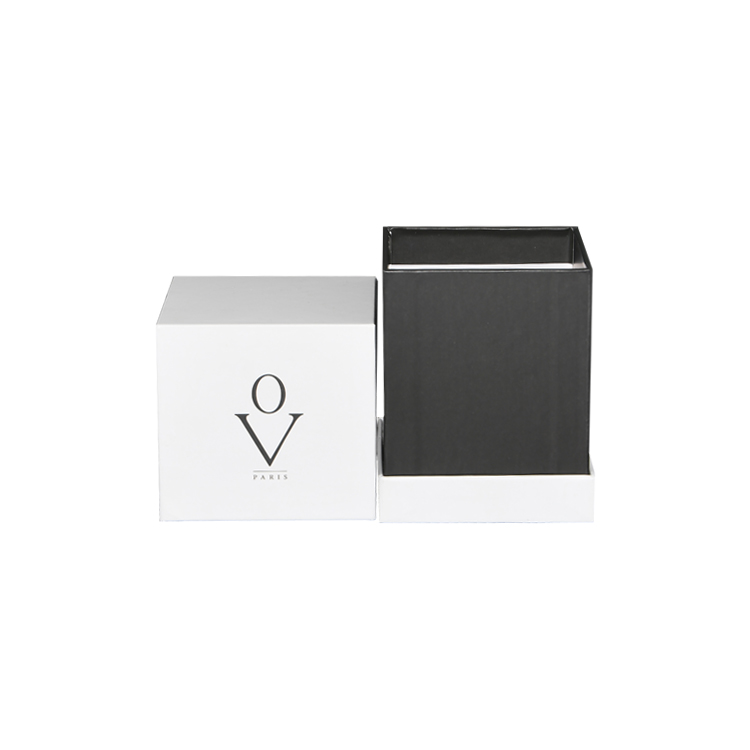 Kerzen-Geschenkbox-Verpackung, benutzerdefinierte Luxus-Kerzen-Geschenkboxen, benutzerdefinierte Kerzenbox mit silberner Heißfolienprägung