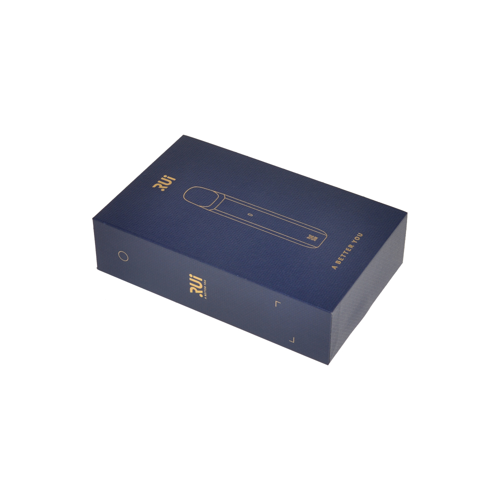 صندوق تغليف هدايا ودرج سجائر إلكتروني مخصص بشعار مخصص مع مقبض جلد وحامل كرتون  