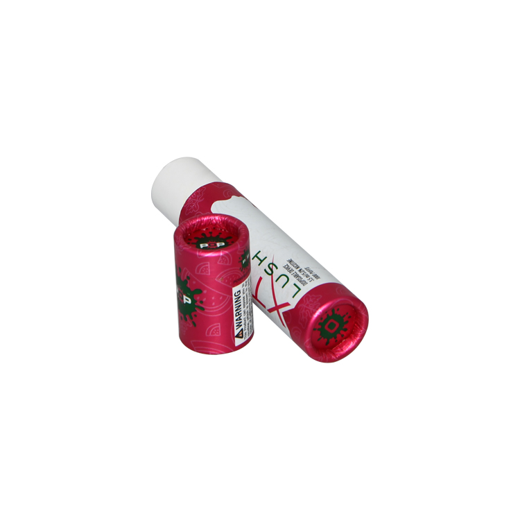 Scatole per tubi di carta cilindrica in cartone con stampa personalizzata di alta qualità per l'imballaggio della cartuccia della penna Vape  