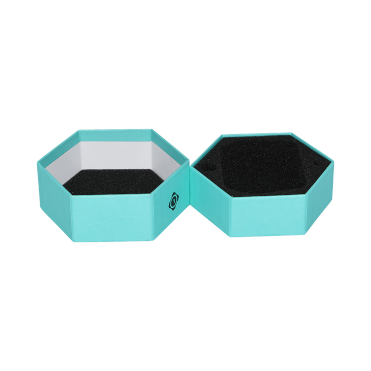  Custom Design Hexagonal Gift Box, Hexagonal Cardboard Gift Boxes, Hexagonal Paper Box with Foam Holder  
