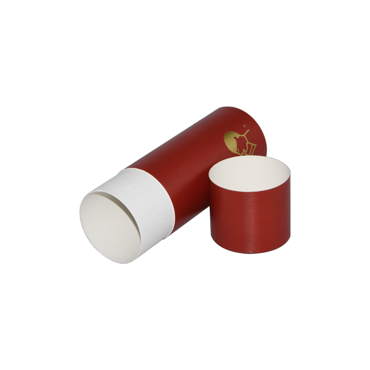 Boîte de tube de papier personnalisé, boîte en carton ronde, boîte de tube de papier de cylindre de carton pour l'emballage de bouteille d'eau  