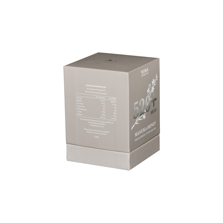  カスタム香水ボックス、シルバーホットフォイルスタンピングパターンのカスタムプリント香水パッケージギフトボックス  