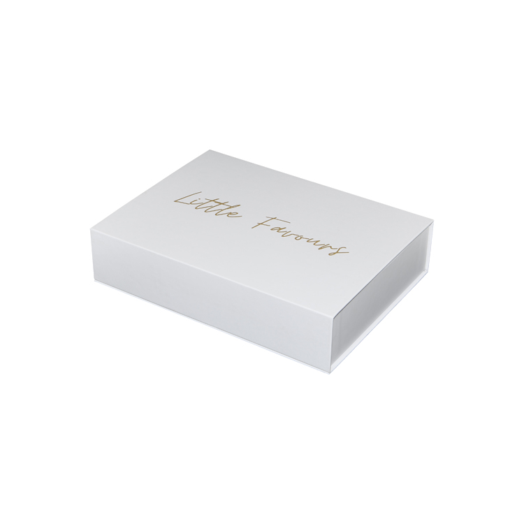  Matte White Magnetic Gift Boxes, Custom White Hard Gift Box with Magnetic Closure Lid and Foam Holder  
