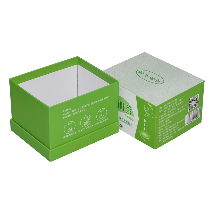 Custom Cardboard Paper Packaging Gift Boxes, Lid and Base Box for Tea Packaging, Handmade Paper Box  