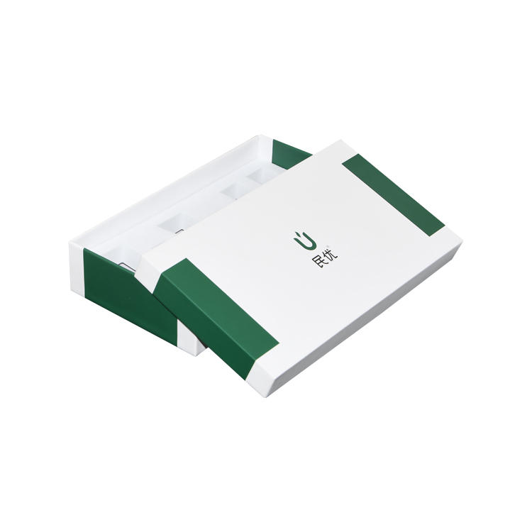 Custom Printed Essential Oil Boxes, Lid and Base Cardboard Essential Oil Packaging Box with EVA Foam Holder  