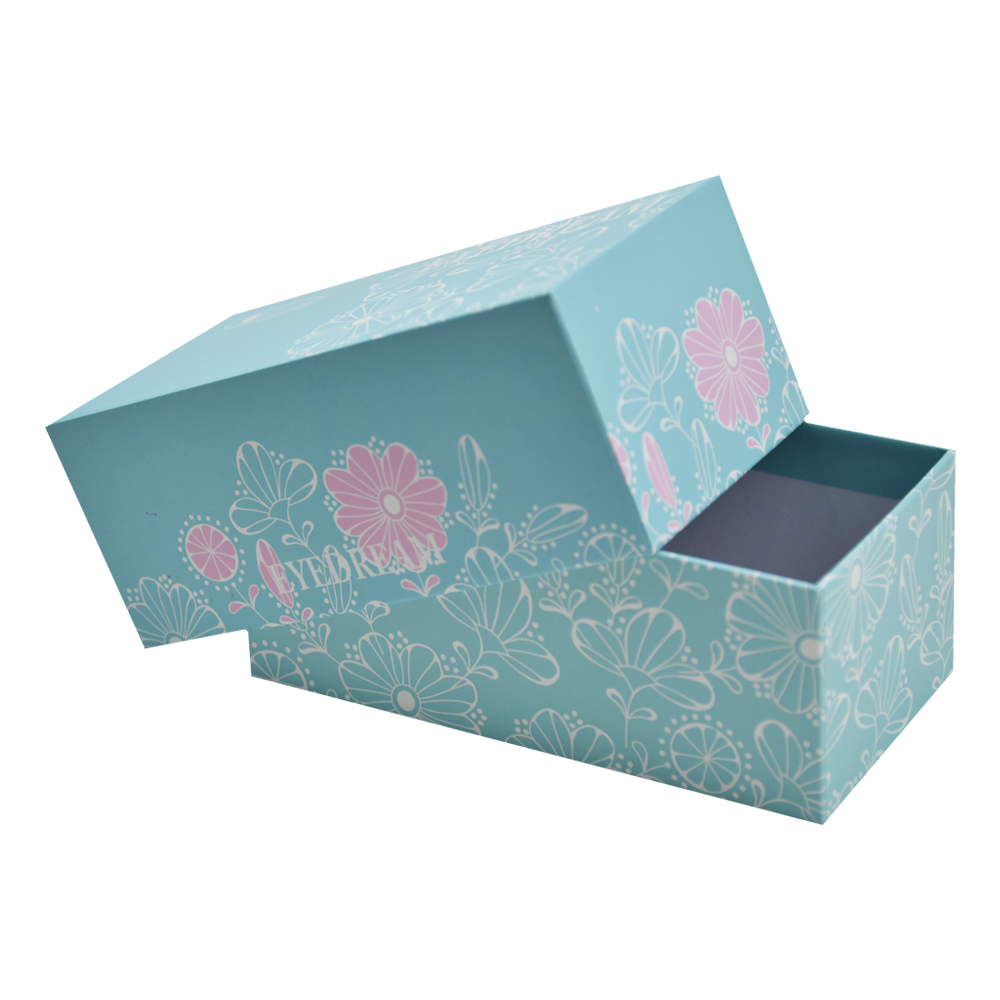 Boîte d'emballage cosmétique personnalisée, boîtes rigides personnalisées pour emballage cosmétique, couvercle personnalisé et boîte-cadeau de base  