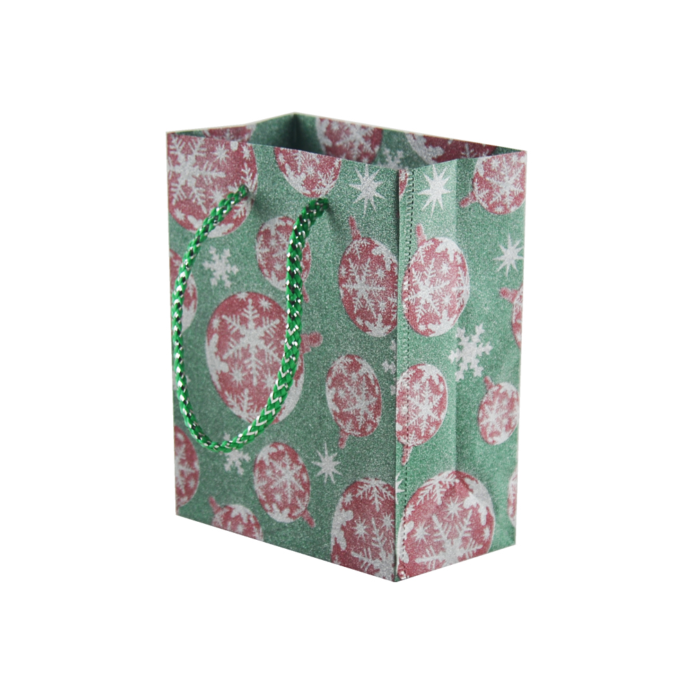  Sacs à provisions en papier pailleté, sacs en papier pailleté personnalisés, sac cadeau pailleté pour Noël avec poignée en corde  