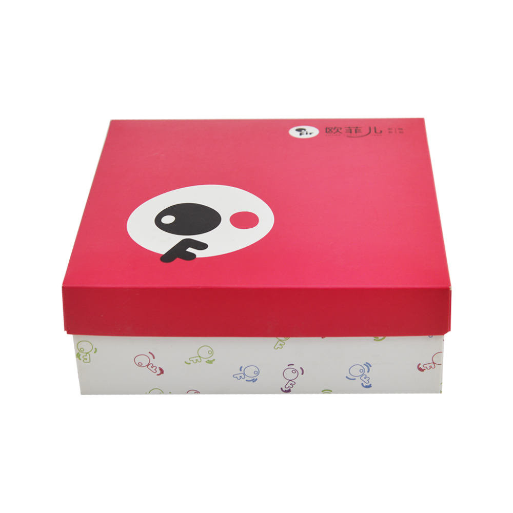 Cartons pliants avec impression personnalisée pour emballage en tissu pour enfants, boîte pliable en carton imprimé personnalisé  