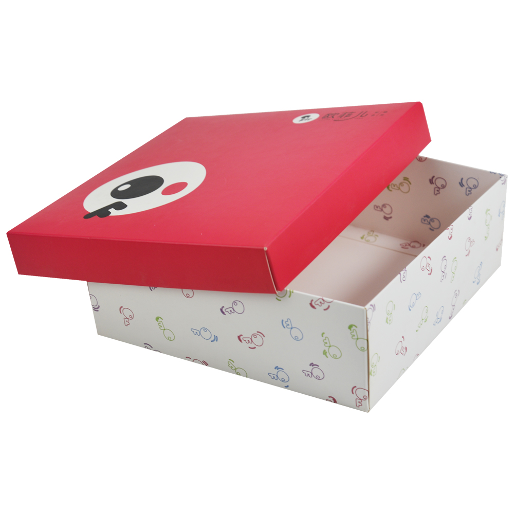 Caixas dobráveis com impressão personalizada para embalagens de tecido infantil, caixa dobrável de papelão impressa personalizada