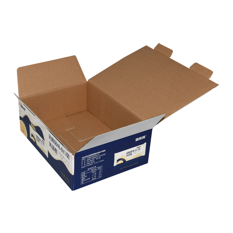 Boîtes en carton ondulé colorées faites sur commande, carton ondulé polychrome avec l'impression faite sur commande pour l'emballage de gâteau  
