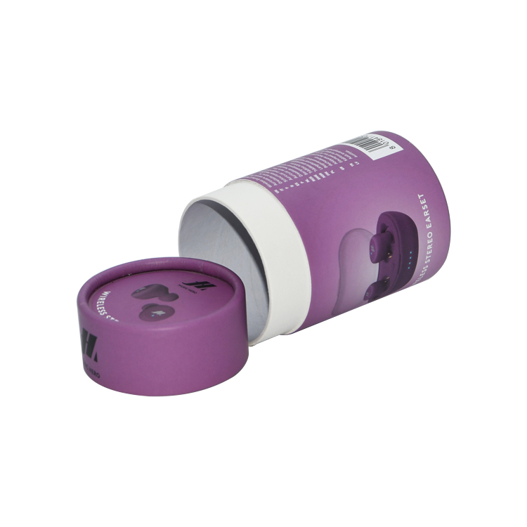 Scatola cilindro di cartone rigida fatta a mano di alta qualità con scatola di cartone per imballaggi di elettronica di consumo  