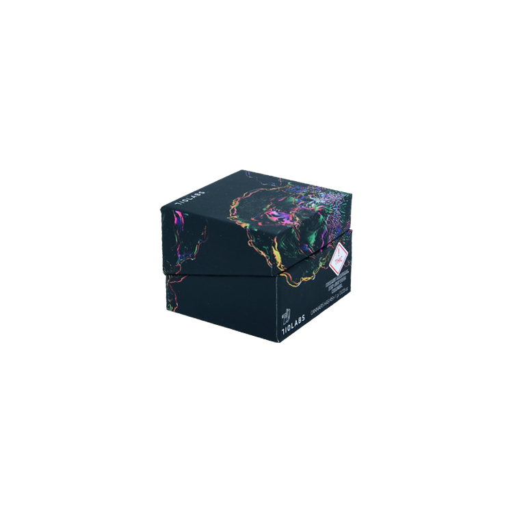 Marihuana-Verpackungslösung Magnetische Geschenkbox für Cannabiskonzentrat-Glasgefäßverpackung mit Halter  