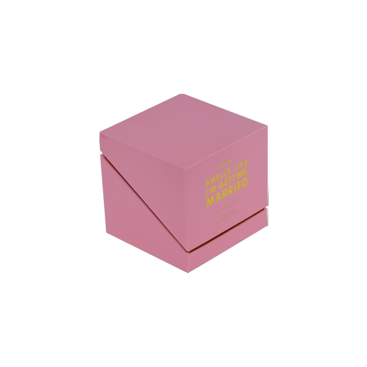 Kerze Geschenkbox Großhandel Luxus Kerzenpapier Geschenkboxen für Kerzengläser Verpackung mit EVA Schaumhalter  
