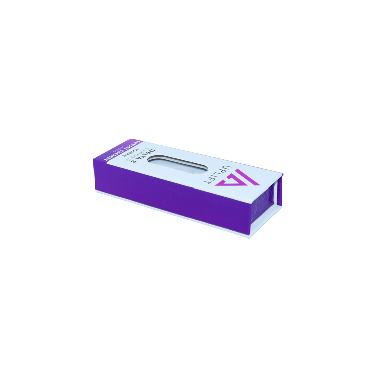 Boîte-cadeau magnétique d'emballage de boîte de cartouche de Vape vide adaptée aux besoins du client pour la cartouche de Vape avec la fenêtre claire  