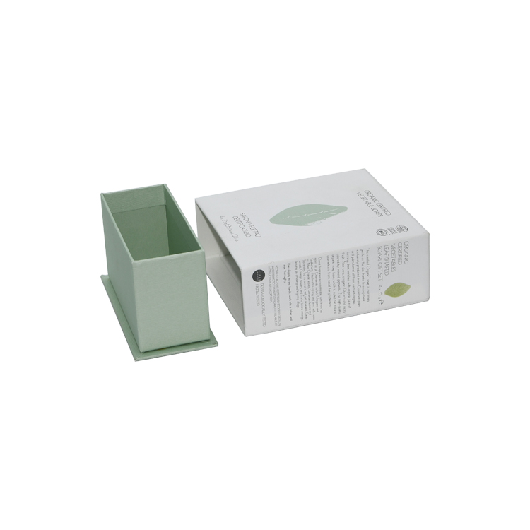 Роскошная коробка для упаковки чая из жесткого картона Элегантная подарочная коробка из текстурной бумаги для упаковки чая с веревочной ручкой  