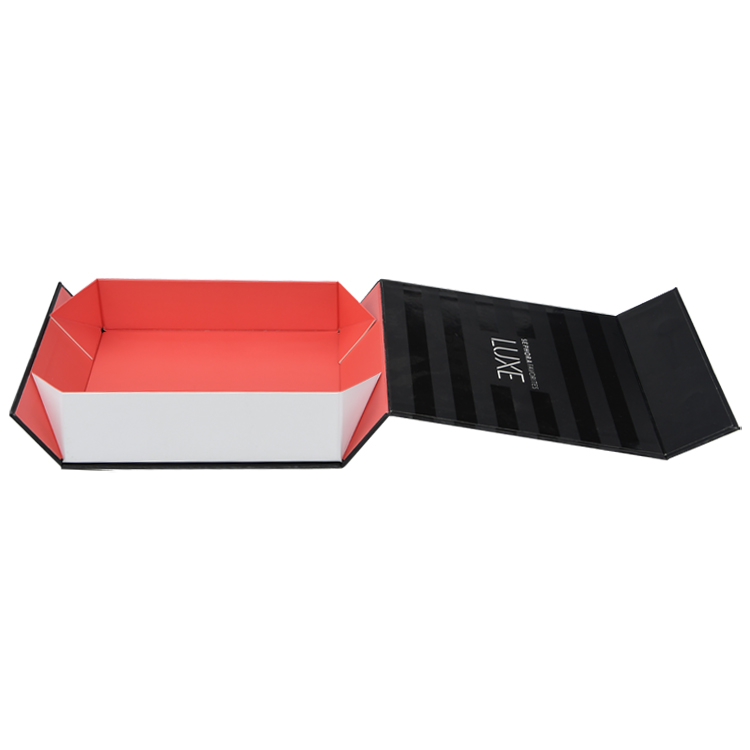  Panier-cadeau magnétique pliant en gros de luxe et boîte-cadeau magnétique pliable pour Sephora  