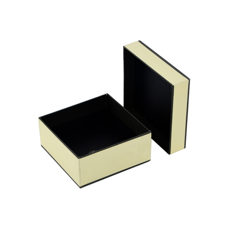 High-End Custom Textured Paper Gift Box Packaging Lid and Base Gift Box for Candle Packaging Perfume Packaging  