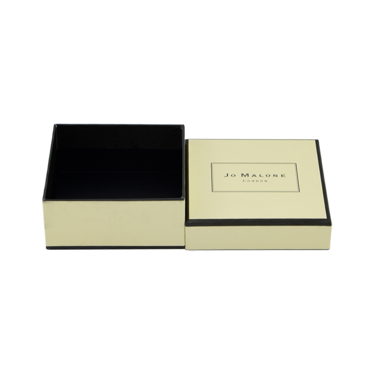 High-End Custom Textured Paper Gift Box Packaging Lid and Base Gift Box for Candle Packaging Perfume Packaging  