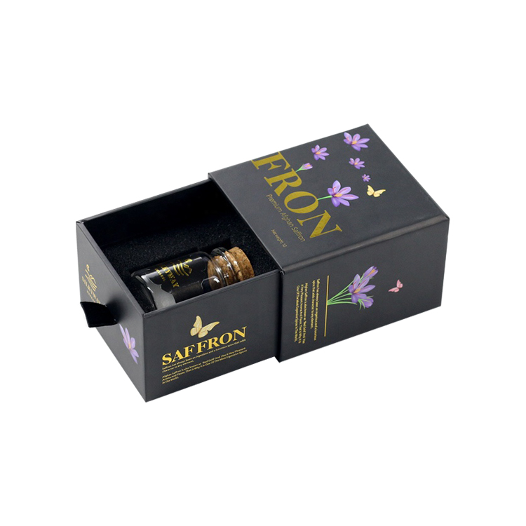  Популярные идеи упаковки парфюмерии Бумажный выдвижной ящик Подарочная коробка для упаковки ароматов с держателем из пены EVA  
