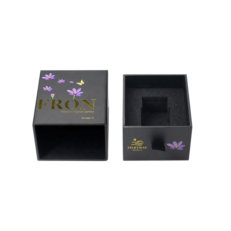  Популярные идеи упаковки парфюмерии Бумажный выдвижной ящик Подарочная коробка для упаковки ароматов с держателем из пены EVA  