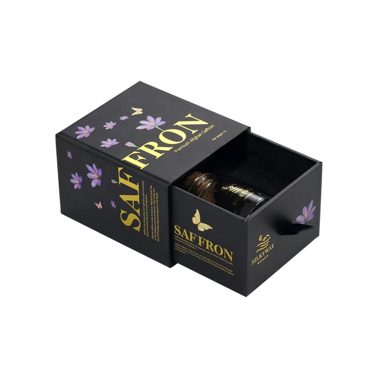 Popular Perfume Packaging Box Ideas Paper Sliding Drawer Gift Box for Fragrances Packaging with EVA Foam Holder  