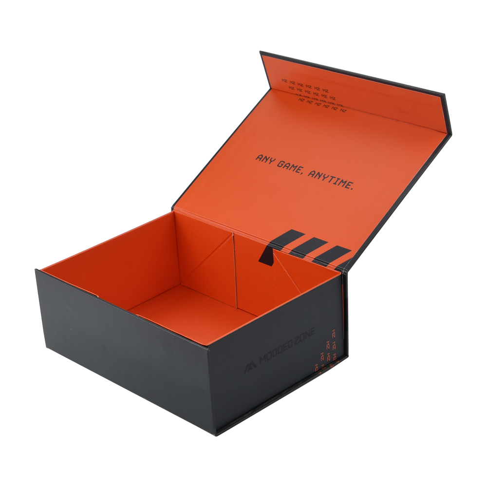 Scatola regalo magnetica pieghevole di lusso Scatola con coperchio magnetico pieghevole per confezione controller PS4 con stampa personalizzata  