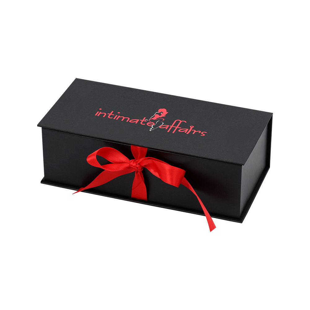  Confezione regalo rigida personalizzata per l'imballaggio di giocattoli sessuali, scatole regalo a conchiglia per biancheria da donna di lusso con supporto in raso  