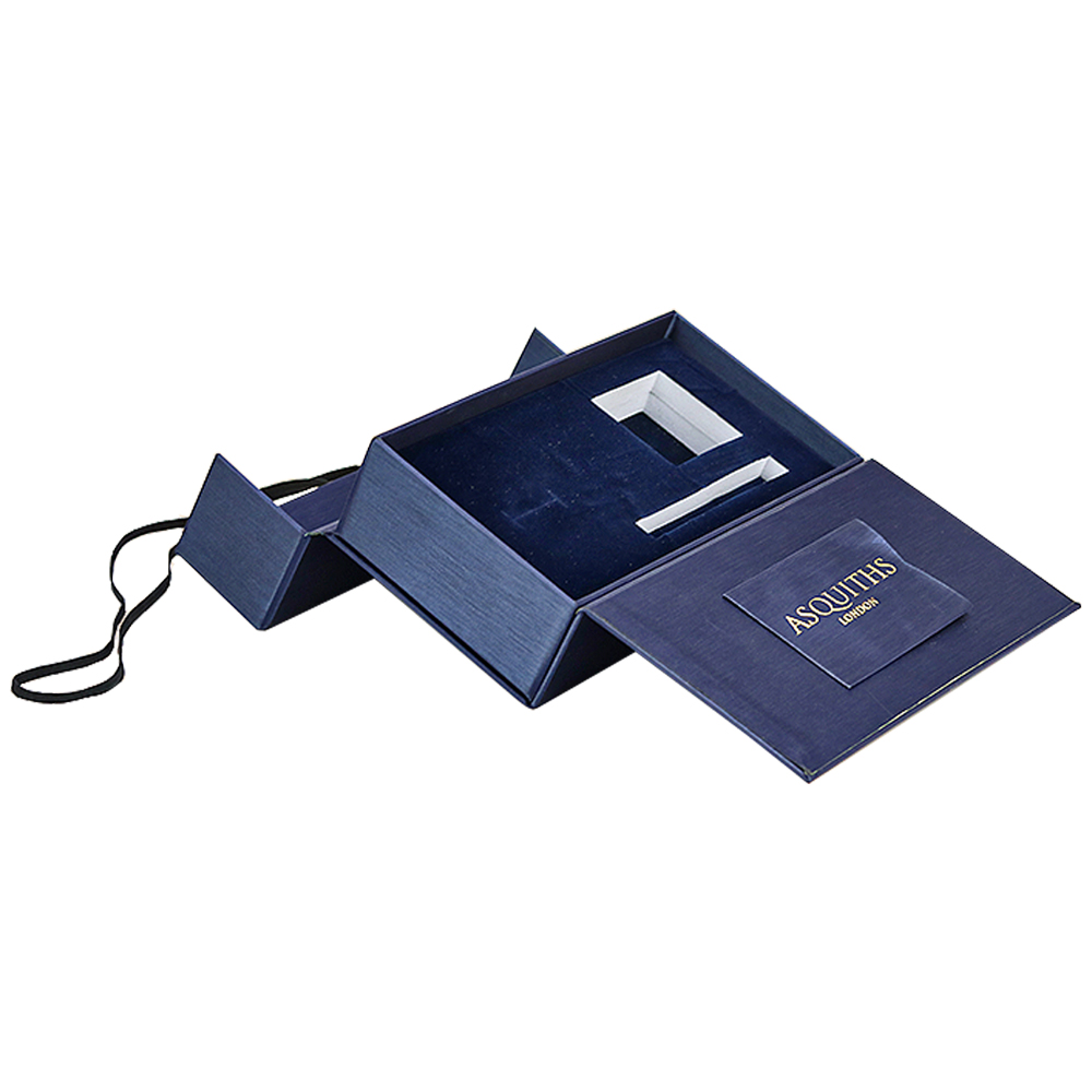 Confezione regalo in carta strutturata personalizzata per imballaggio di gioielli, scatole per imballaggio di gioielli a conchiglia in cartone strutturato  