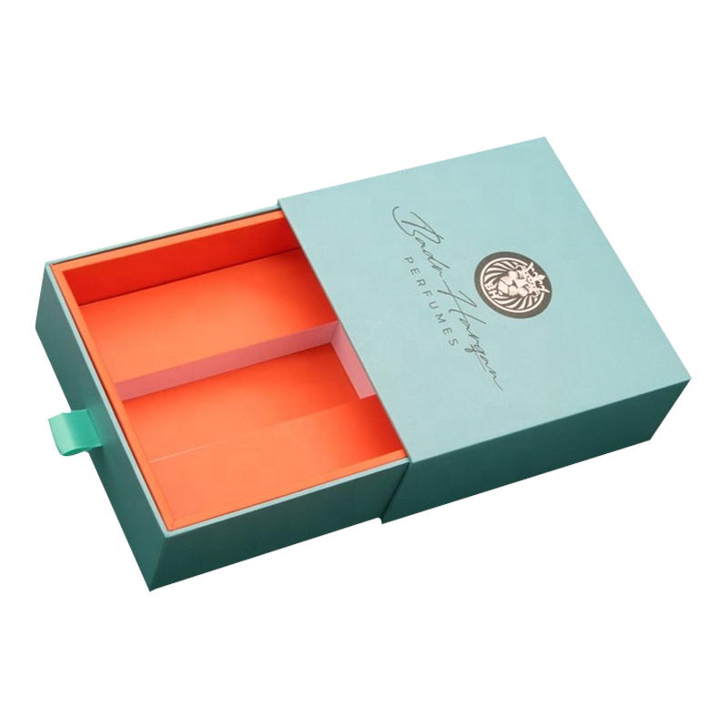 Boîtes à tiroirs en carton de parfum personnalisées de qualité supérieure avec poignée en ruban, boîtes de parfum sur mesure personnalisées  