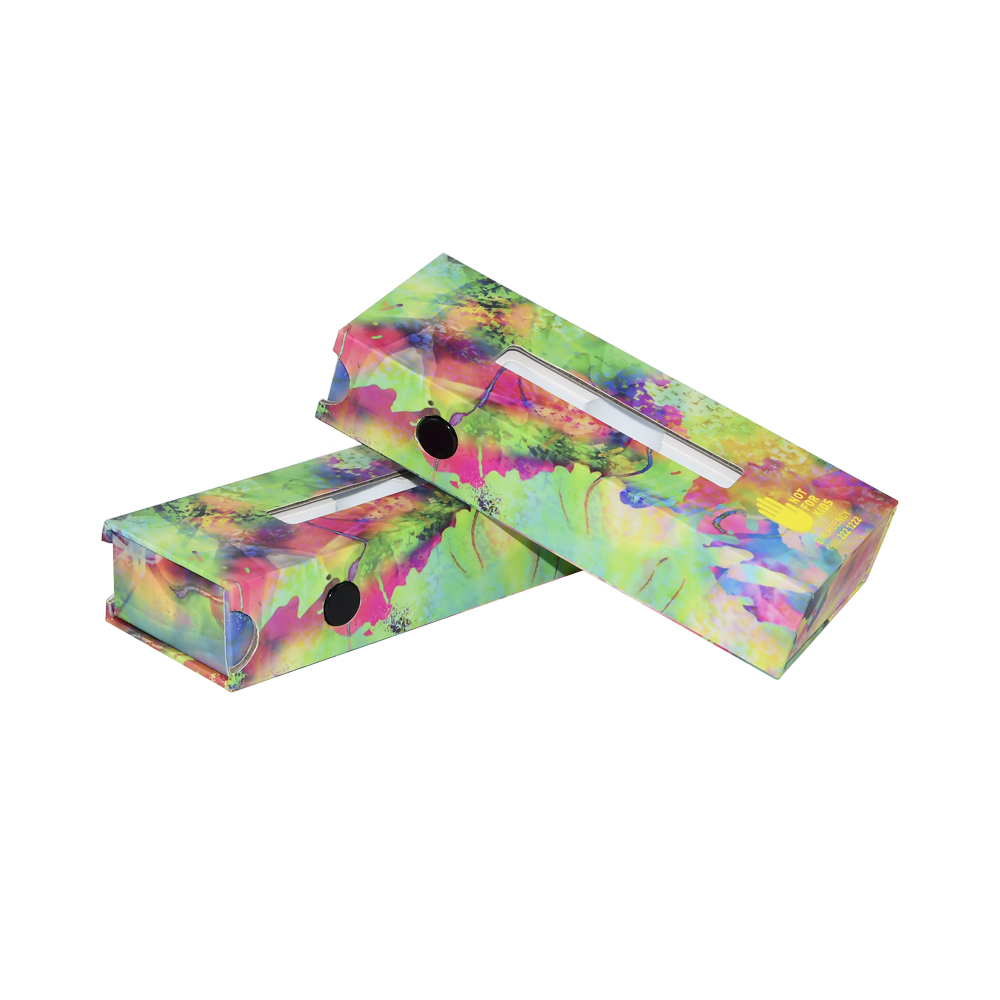 Изготовленная на заказ коробка для упаковки картриджей Vape с защитой от детей, упаковка картонных коробок для картриджей Vape с защитой от детей  