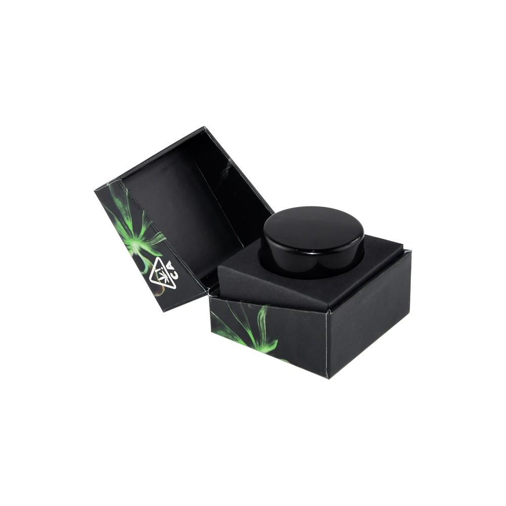 Fastest Delivery Custom Printed Magnetic Rigid Gift Boxes for Concentrate Containers and Dab Jars Packaging  