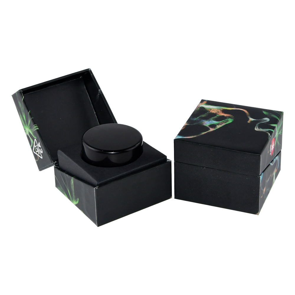 Fastest Delivery Custom Printed Magnetic Rigid Gift Boxes for Concentrate Containers and Dab Jars Packaging  