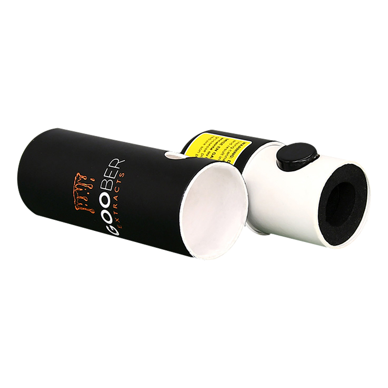  Disposable Packaging Wholesale Custom Child Resistant Paper Tube Box for Single Vape Cartridge Packaging  