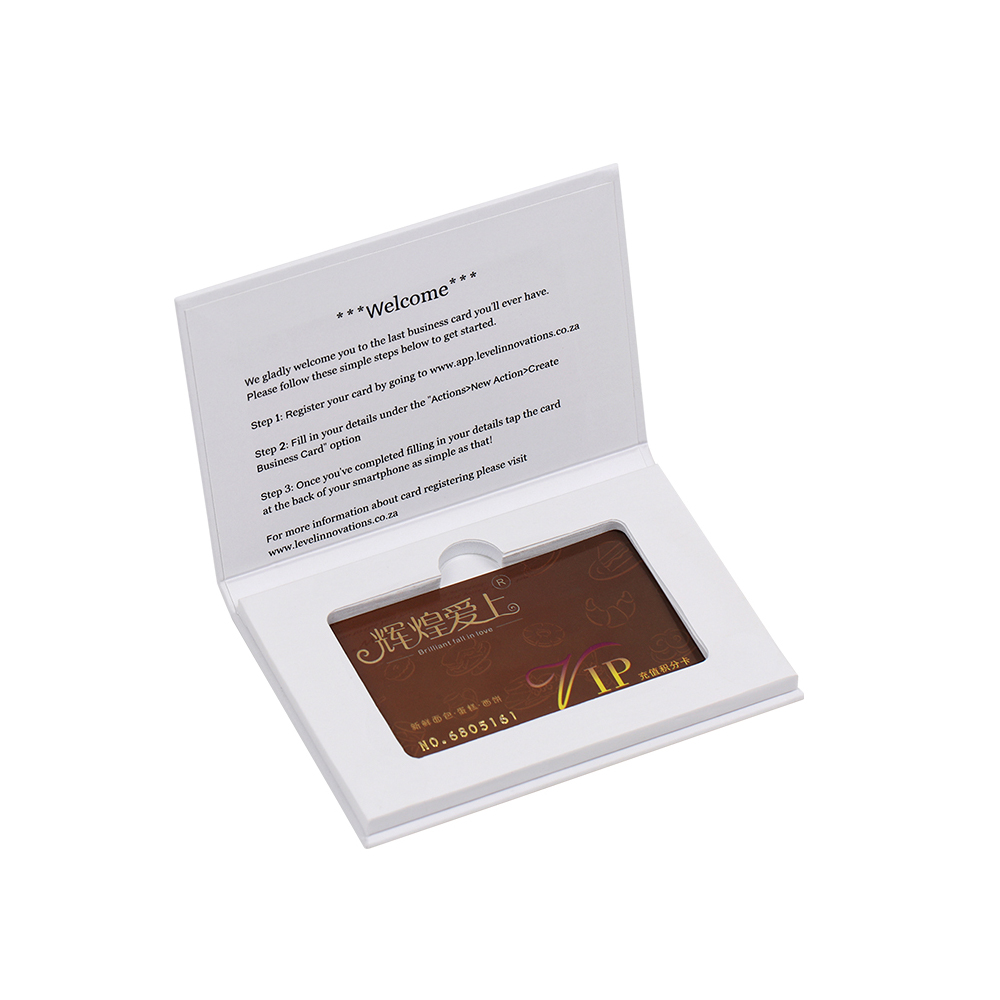 Custom Credit Card Magnetic Closure Boxes with Foam Holder, Luxury VIP Card Paper Packaging Boxes